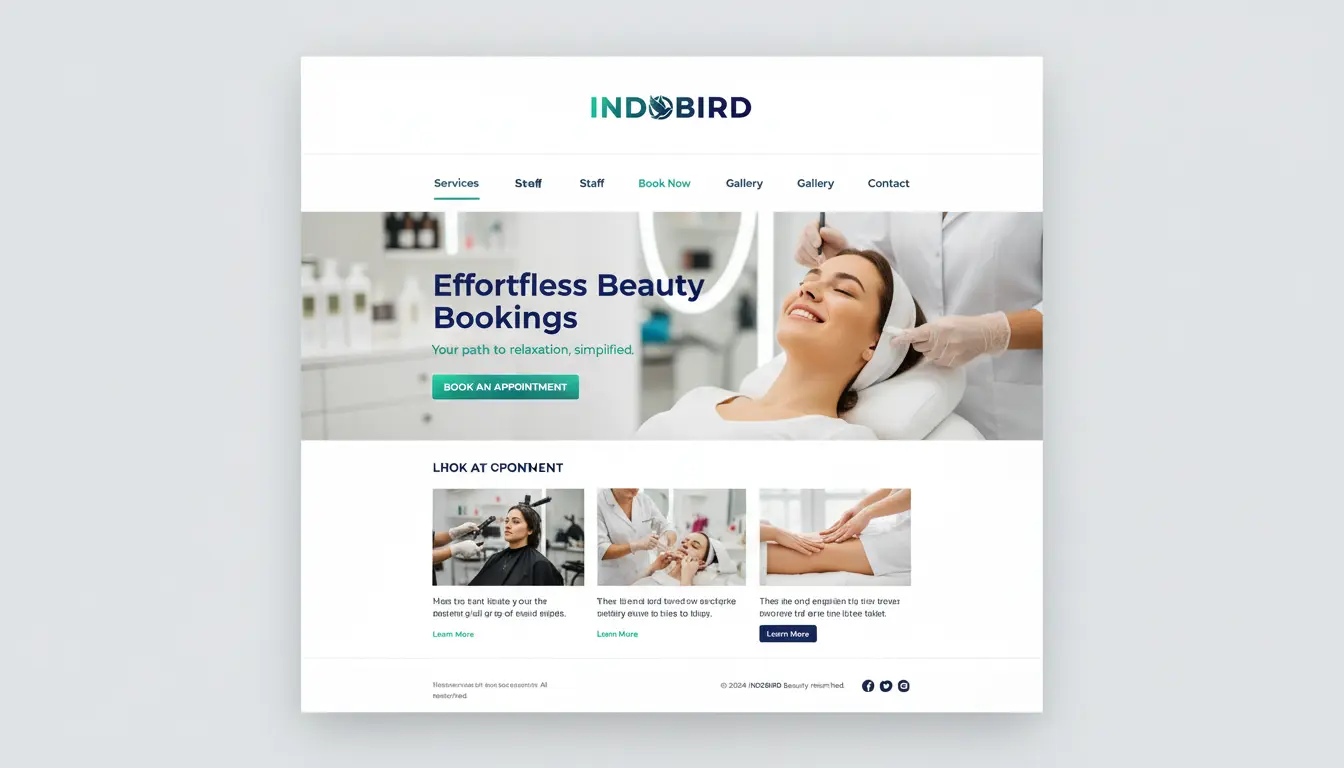 Beauty Salon · Booking